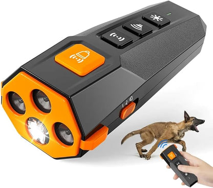 Marjina Dog Bark Deterrent Device – Most Powerful Anti Barking Device for Dogs, Indoor Bark Stopper, Dog Whistle to Stop Barking, Humane Dog Training Tool (Rechargeable)