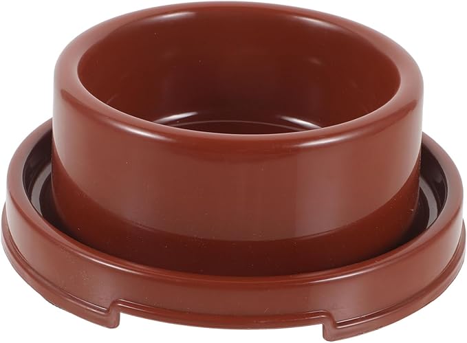 Colorful Round PET Bowl for Dogs and Cats Proof PP Material Fixed Non-Slip Dog Feeding Bowl 1.5L Water and Food Feeder for PET Supplies