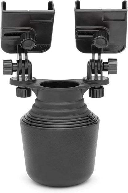WeatherTech Double High Pet Feeding System - Elevated Dog/Cat Bowls - 4 inch High Light Grey (DHC1604LGLG)