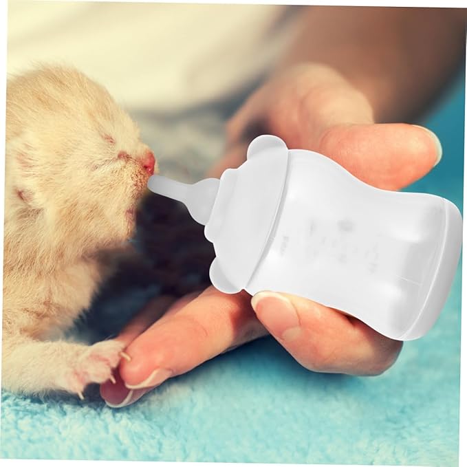 ORFOFE Breast Feeder for Dogs Cats Puppy Bottle Cat Nursing Bottle Milk Feeder Leakproof Pet Feeding Kit