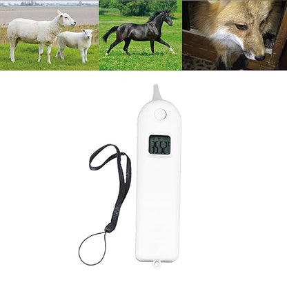 Pet Thermometer Dog Thermometer, Non Digital Pet Thermometer for Dogs Fast Digital Veterinary Thermometer Cat and Dog Ear Temperature Monitor