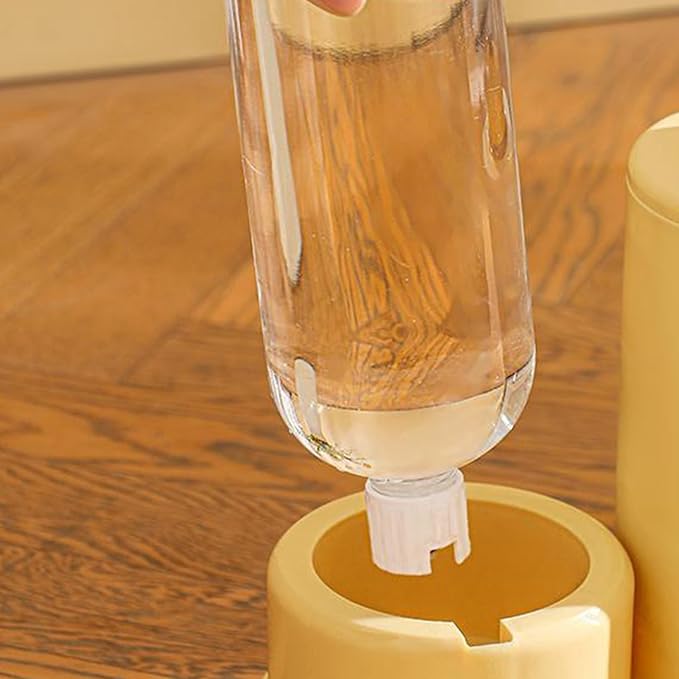 Feeding Bowl Set - Dog Water Dispenser, Detachable Food Bowl with Bell with Sturdy Construction, Animal Accessory Featuring Convenient Design, Wet and Dry Feeding Solution for Small Medium Pets