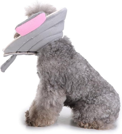 Pet Recovery Collar,Dog Protective E-Collar Soft Dog Cone Breathable Secure Lovely Collar for Puppy Small Medium Dogs (S-Neck: 30-33cm, Elephant)