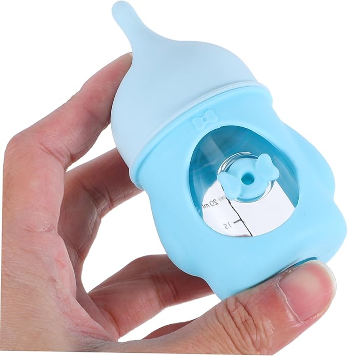 SUPVOX Pet Nursing Bottle Safe Kitten Puppy Feeding Bottle Scale Portable Mini Feeder for Newborns