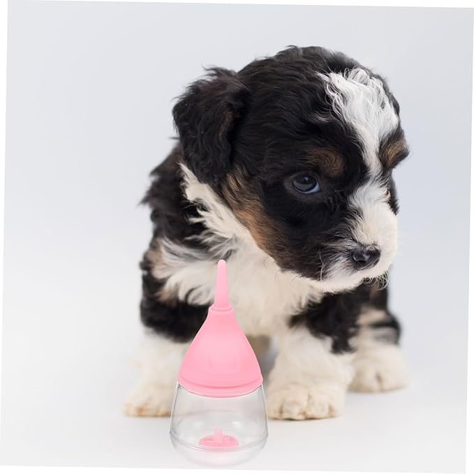Abaodam Milk Storage Bottle for Newborn Pets Nursing Bottle for Kittens Puppies Silicone Feeding Cat Dog Feeder