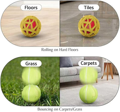 seagi Interactive Dog Toys – Durable Automatic Bouncing & Vibrating Interactive Dog Ball for Smart Play, Motion-Activated Moving Dog Toy for Small/Medium/Large Dogs,USB Rechargeable (Yellow)