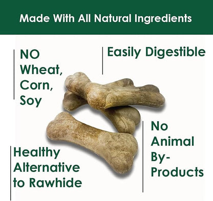 Bonies Edible Treats for Large Dogs (1 Bone, Skin & Coat)