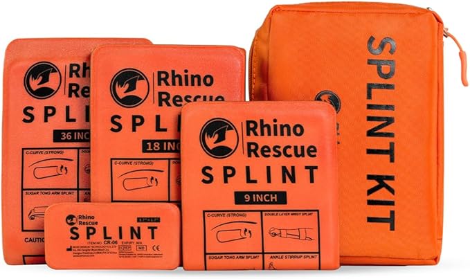 RHINO RESCUE bundle-Pet First Aid Kit, Emergency Medical Supplies for Dogs & Cats, Safety Essentials Pack with Thermometer+
