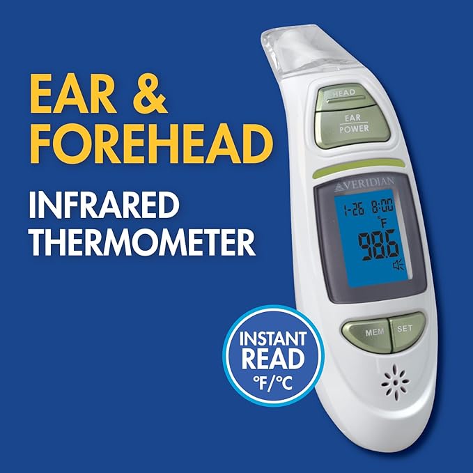 Veridian Talking Ear & Forehead Infrared Thermometer