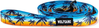 Wolfgang Heavy Duty Dog Leash, Pull-Tested to Over 800 lbs for Walking & Training, SunsetPalms Print, Large
