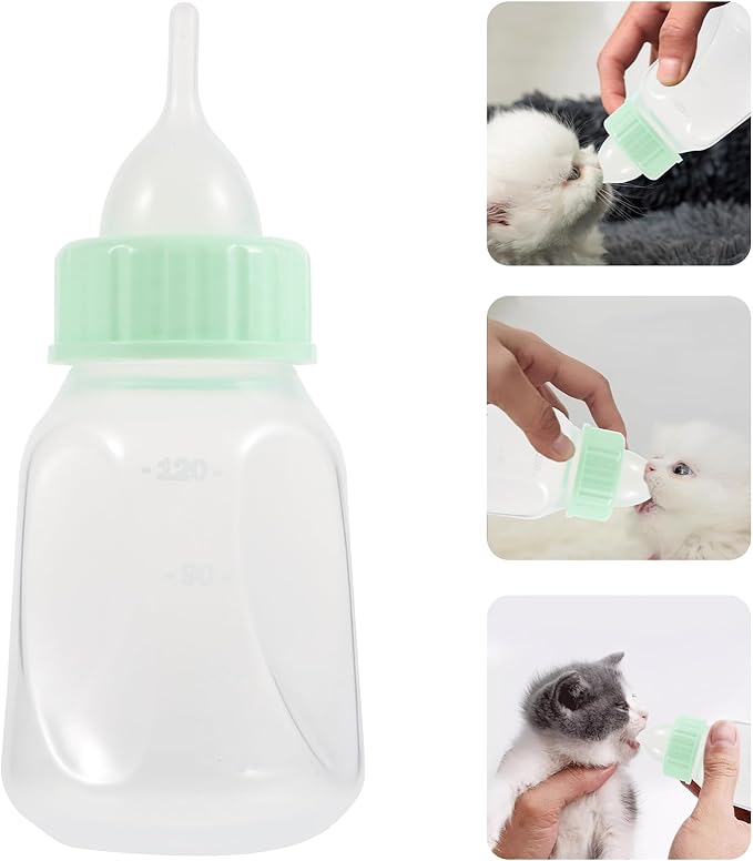 Dog Bottle for Puppies Kitten Milk Feeder Pet Breast Feeder Bottle Lightweight Portable for Milk Replacer