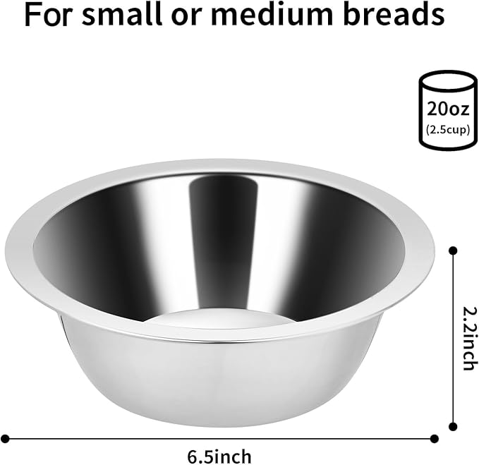 Fri4Free 2PCS Kennel Water Bowl Hanging, Stainless Steel Puppy Bowls for Small Dog Cage, Kennel, Crate, Catio Accessories, Dog Crate Water Bowl Dish Feeder Food Holder No Spill (20oz/2.5cups)
