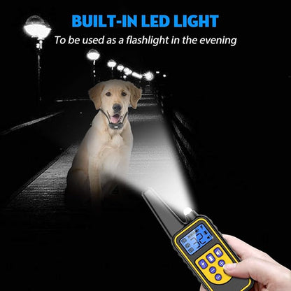 iMounTEK Shock Collar for Dogs, Bark Collar with Remote, Dog Training Collar w/3 Modes, Up to 2600Ft Remote Range, 0~99 Shock Levels, 3 Channels, for Small Medium Large Dog (Collar with Remote)