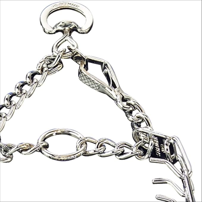 Herm Sprenger Pet Supply Imports Stainless Steel Training Collar with Quick Release Snap for Dogs, Small, 2.25mm, Fits Necks up to 14"