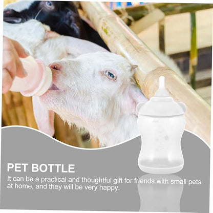 ORFOFE Breast Feeder for Dogs Cats Puppy Bottle Cat Nursing Bottle Milk Feeder Leakproof Pet Feeding Kit