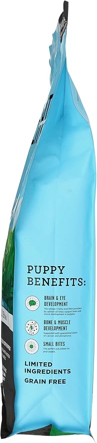 BIXBI Liberty Grain-Free Dry Dog Food, Original Recipe Puppy – Fresh Meat, High Protein, No Meat Meals – USA Made, 11 lbs