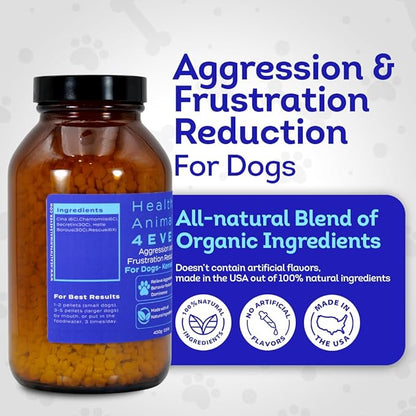 HA4E - Calming Tablets for Stressed and Aggressive Dogs - Reduce Dog Aggression & Promote Relaxation - All-Natural, Homeopathic Remedy - Tablets, Kennel Size (Extra Large)