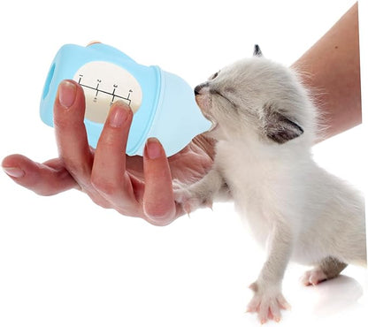 Kitten Milk Bottle Newborn Puppy Feeding Bottle Scale for Animals Nipple