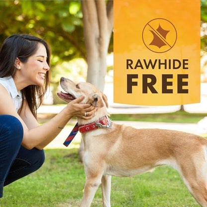 Pur Luv K9 Kraves Rawhide Free Bone Dog Treats, Peanut Butter Flavor, Made with Real Peanut Butter and Chicken, Healthy,Easily Digestible,Long Lasting, and High Protein Dog Treat, 20 Count (Pack of 2)