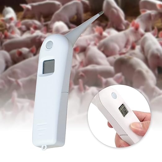 Pet Thermometer, Fast Digital Veterinary Thermometer for Dogs, Cats, Horse,Cattle, Pigs,Birds, Sheep. ﻿