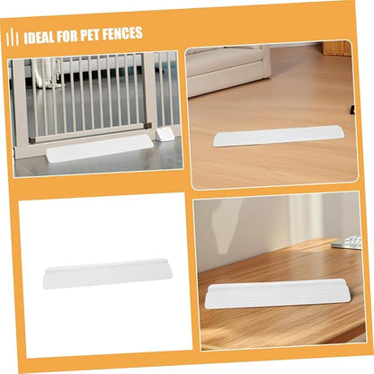 Garneck 2pcs Fence Pedals for Stairs Boy Girl Proofing Gate Cat Tractor Dog Safety Gate Guardrail Bridge Strip