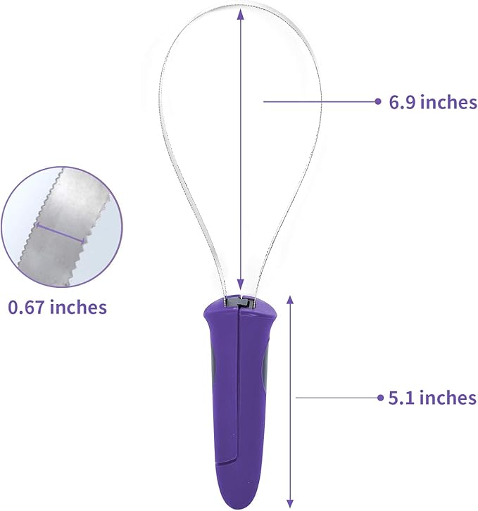 BOTH WINNERS Dual-Sided Shedding Blade with Stainless Steel Blade De-Shedding Tool for All Dog Coat Types- Soft Touch Grip (PURPLE)