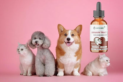 Urinary Tract Support for Dogs and Cats, Natural Fast Action Supplement, 2 fl. oz., 60 Servings