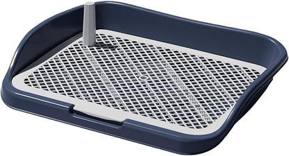 Dog Toilet Pee Pad Holder Indoor Dog Training Toilet Dog Potty Tray Training Pad for Home Use Garden Porch Hospital, Navy Blue