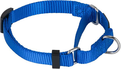 Hyhug Martingale Collar for Dogs Small Blue |Escape - Proof Heavy Duty Nylon Durable No Buckle, Ideal for Training & Daily Walks