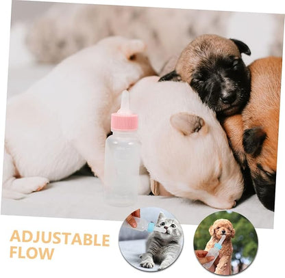 2pcs Puppy Bottle for Nursing Cat Bottle Tube Feeding Kit Goat Milk Feeder for Small Animals