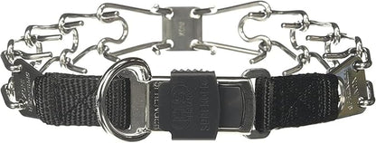 Herm Sprenger Stainless Steel Prong Dog Training Collar with Quick Release Buckle No-Pull Collar for Dogs (Stainless Steel, 20in x 3.2mm (Neck Size Up to 17in))