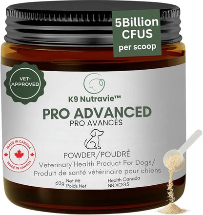Dog Probiotic Powder for Digestive Support | 5 Billion CFU | Gut Health & Immunity Support | Mix-in Powder | 60g | Unflavoured (60g)