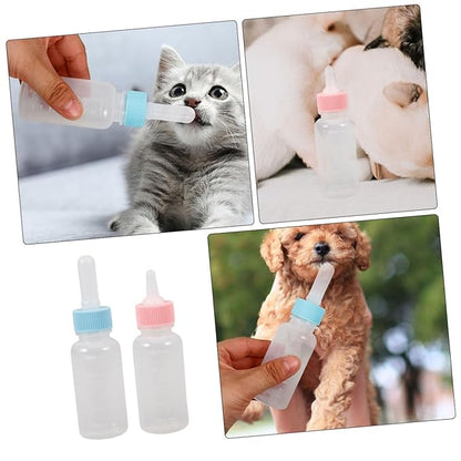 balacoo 2pcs Puppy Kitten Goat Feeder Bottle Nursing Bottle for Puppies Kitten Feeder Small Animal Milk Capacity