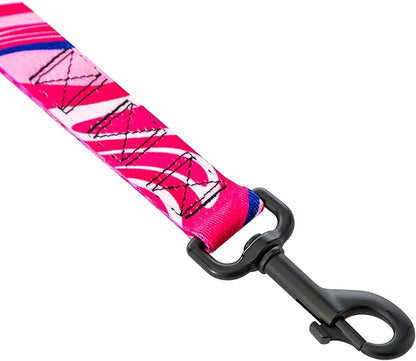 Wolfgang Heavy Duty Dog Leash, Pull-Tested for Walking & Training, MarbleSwirl Print, Dual Handle Large