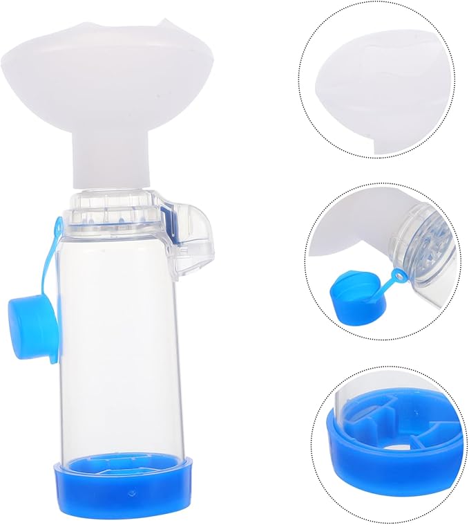 Totority Pet Spacer Mask for Cats and Dogs Breathing Indicator Chamber for Cough Relief Handheld Design for Optimal Medication