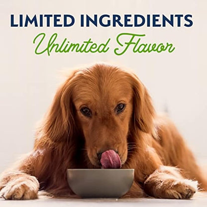 Natural Balance Limited Ingredient Adult Wet Canned Dog Food with Vegan Plant Based Protein and Healthy Grains,Vegetarian Recipe,13 Ounce,(Pack of 24)