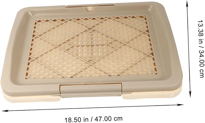 BESPORTBLE Small Thickened Puppy Toilet Tray Indoor PET Training Toilet Non-Slip Design Easy to Clean Household Dog Tray for Potty Training