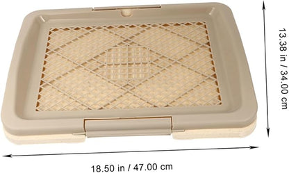 BESPORTBLE Small Thickened Puppy Toilet Tray Indoor PET Training Toilet Non-Slip Design Easy to Clean Household Dog Tray for Potty Training