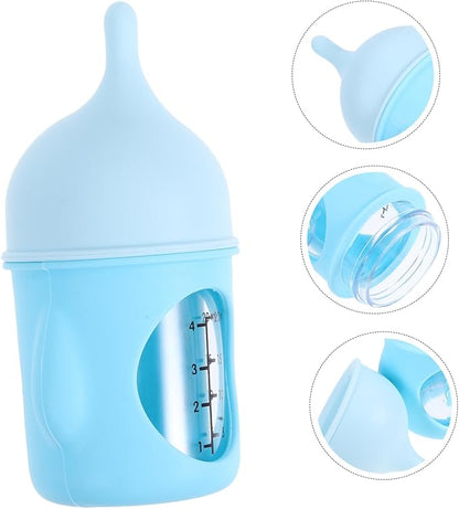 Mini Portable Feeder for Newborn Kittens Puppies Pet Nursing Bottle Scale Easy to Clean Use