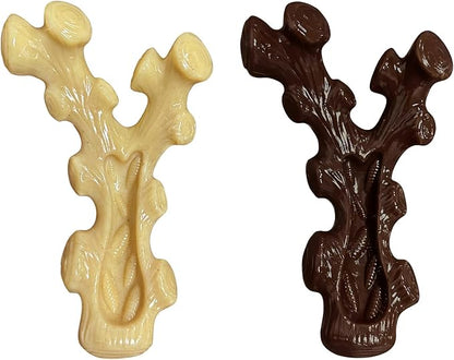 SIHRMIU 2 Pack Dog Chew Toys for Aggressive Chewers,Boredom and Stimulating Best Dog Toys for Medium/Large Breed,Tough Almost Indestructible Dog Bones for Teeth Cleaning and Training