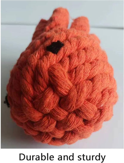 Dog Toys Puppy Teething Chew Toys,Dog Rope Toys,Cat Chew Toys,Safe Braided Rabbit Toys Healthy Gift
