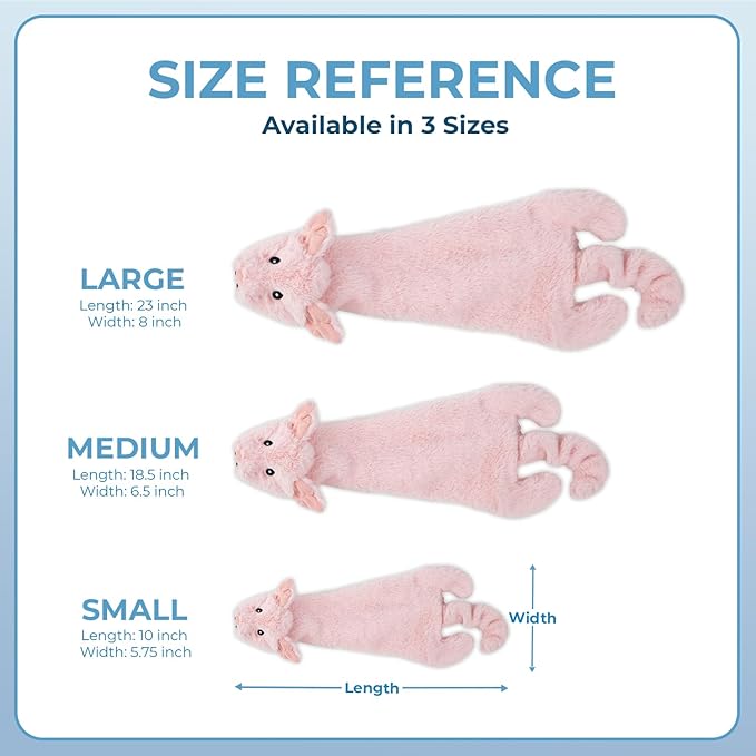 Best Pet Supplies Squeaky Dog Toys with Soft Durable Fabric for Small, Medium and Large Pets Interactive Toy for Indoor Play, Supports Active Biting and Play - 1Wild Duck, Pig, Medium