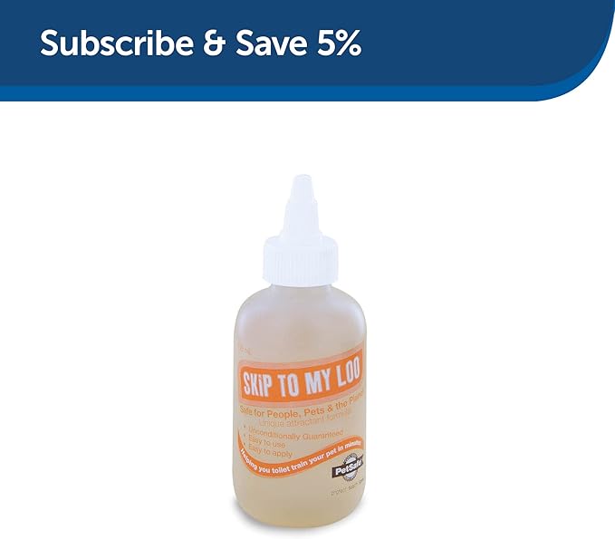 PetSafe Skip to My Loo House Training Scent - Encourages Consistent Potty Habits - Scientifically Formulated Solution - Unique Attractant Formula - Eco-Friendly Formula - 4.22 oz