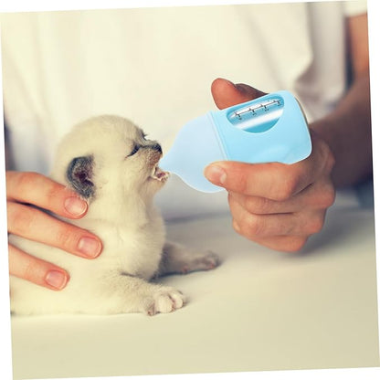 Hemoton Mini Pet Feeder Kitten Nipples Portable Nursing Bottle for Newborn Kitten Milk Feeder Measurement