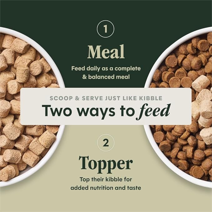 Instinct FreshDried Bites, Natural Freeze-Dried Dog Food, Grain-Free - Cage-Free Chicken, 3 oz. Bag
