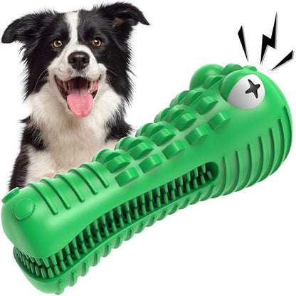 Cutiful Dog Toys for Aggressive Chewers Large Medium Breed, Indestructible Dog Chew Toys, Squeaky Interactive Tough Extremely Durable, Dogs Toothbrush Toys to Keep Them Busy