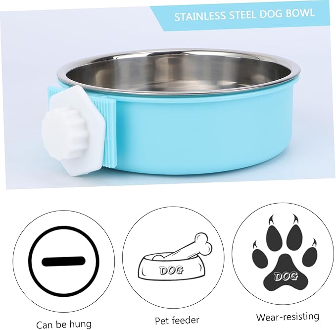Pet Bowl Stainless Steel Dog Feeder Durable and Easy to Pet Supplies