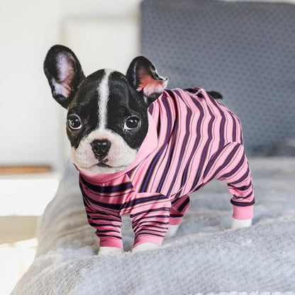 FEimaX Dog Recovery Suit After Surgery, Pet Abdominal Wounds Post Surgical Shirt for Dogs Cats, Puppy Spay Neuter Prevent Licking Onesie Alternative Bandages E-Collar & Cone