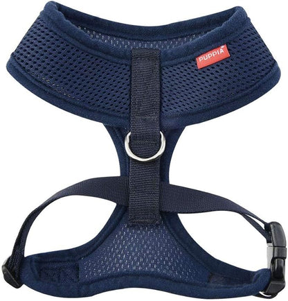 Puppia Soft Dog Harness, Navy, Small (PDCF-AC30-NY-S)