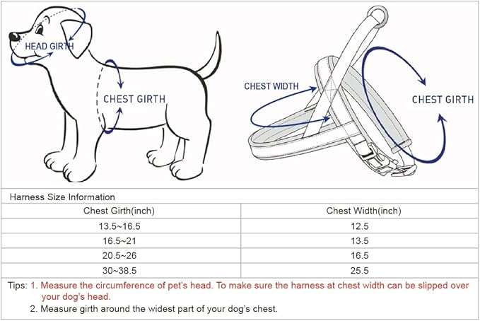 Blueberry Pet 4 Colors Soft & Comfy 3M Reflective Jacquard Padded Dog Harness, Chest Girth 30" - 38.5", Marsala Red, Large, Adjustable Harnesses for Dogs
